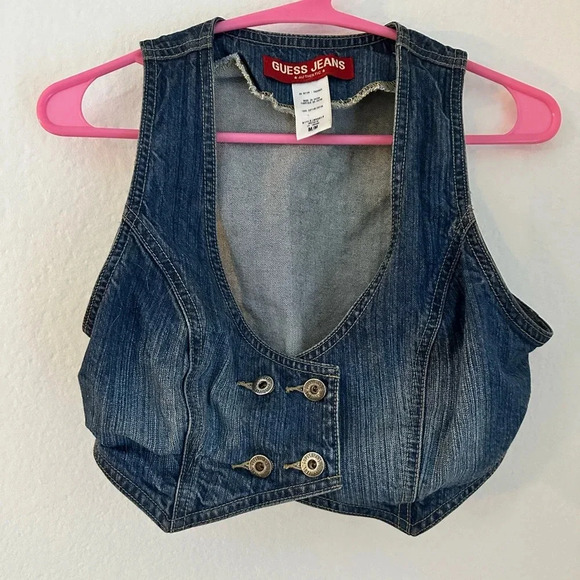 Guess Denim Vest • M - Picture 1 of 4